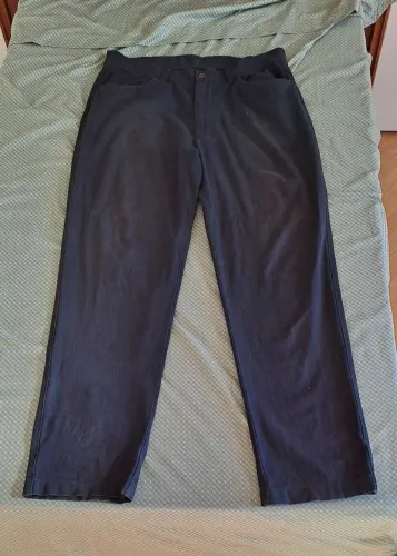 Calça antônio fusco, jeans denim, corte reto,