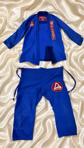 Kimono Gracie Barra azul Jiu Jitsu tamanho A1