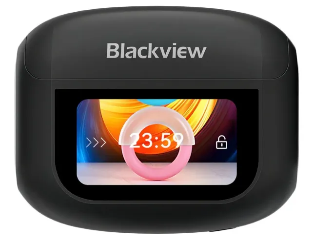 Fone de Ouvido Blackview AirBuds 12 TWS IPX7 ENC In-ear - Preto