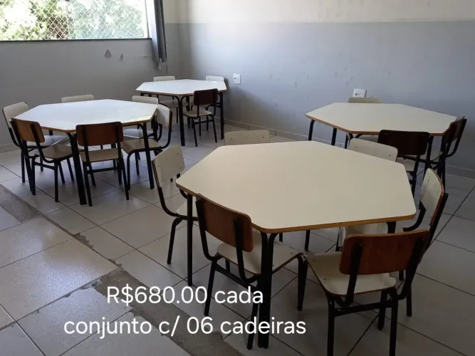 Mesas e cadeiras para escolas infantil ensino fundamental