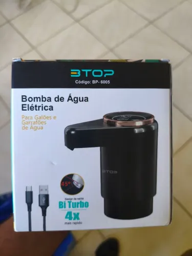 Bomba elétrica para garrafão de água turbo