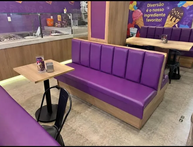 Sofás para lanchonete 