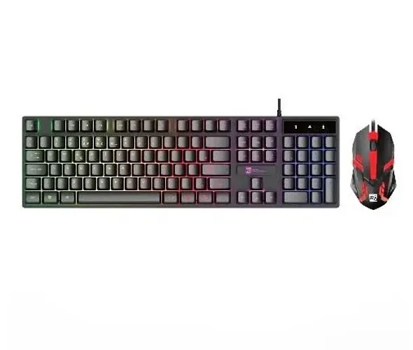 Teclado E Mouse Usb Gamer Led X-Black Letron