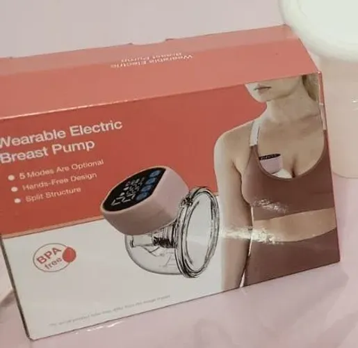 Bomba de leite elétrica + esterilizador + potes + coletor
