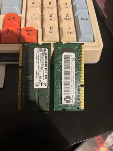 Memória ram 2x4 DDR3 notebook