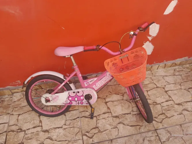 Bicicleta aro 16 infatil rosa