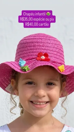 Chapéu infantil 