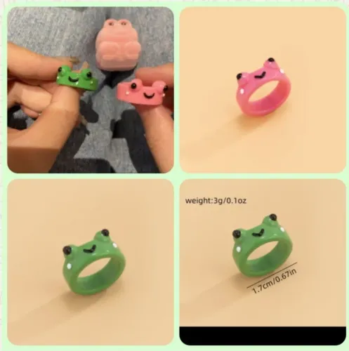 ANEL INFANTIL JUVENIL SAPINHO ROSA/ VERDE