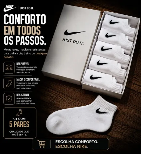 Meia Nike cano curto