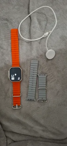 Smartwatch Estilo Apple Watch Ultra + 2 Pulseiras + Carregador