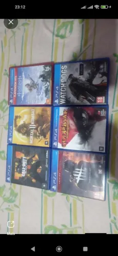 Vendo CD de PS4 cada um 80 os seis juntos faço 350