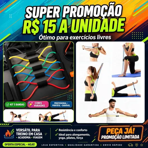 Elásticos para exercícios