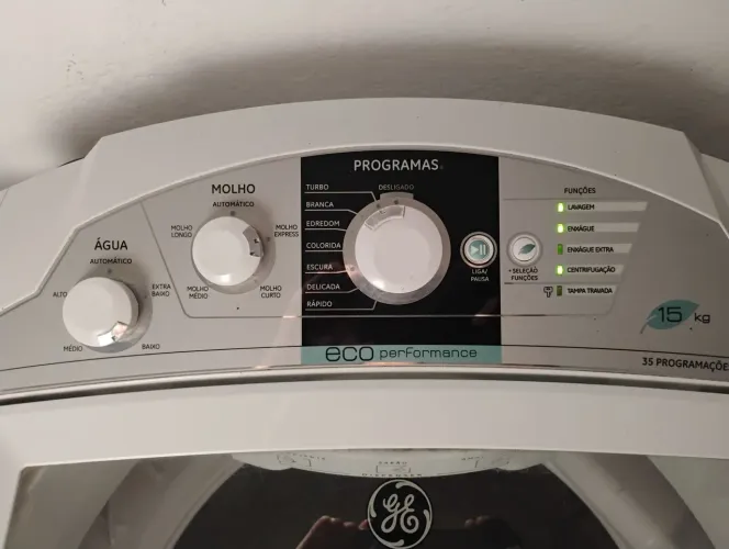 Máquina de lavar roupa Ge 15kg