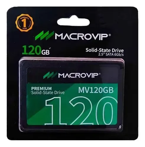 SSD SATA 120GB Makrovip MV120GB - Box - Novo c/garantia - Nexo Store