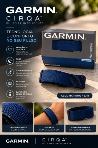 GARMIN CIRQA - PULSEIRA INTELIGENTE