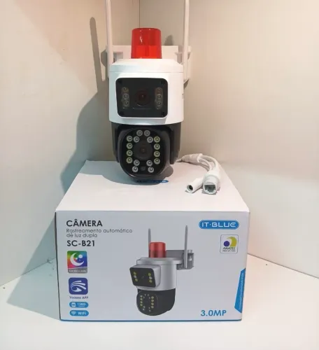 Câmera wifi com sirene