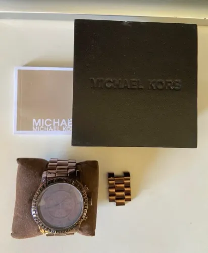 Relógio bronze Michael Kors