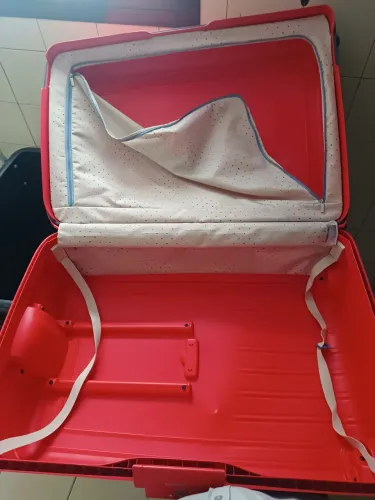 ? Mala Samsonite Grande - Casco Rígido - 4 Rodas - Trava de Senha