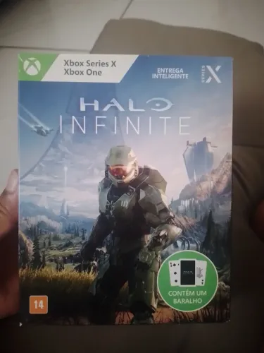 Halo infinite lacrado com baralho exclusivo