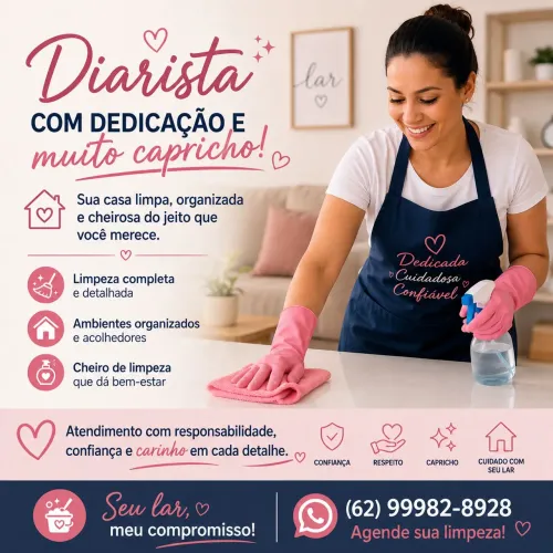 Diarista/faxineira
