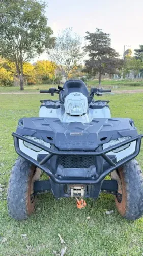 Quadriciclo Polaris Sportsman 570 EFI 2015 Branco « Injeção Eletrônica com guincho
