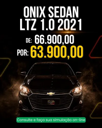 Chevrolet Onix Plus LTZ 1.0 12V TB Flex Mec. 4P 2021