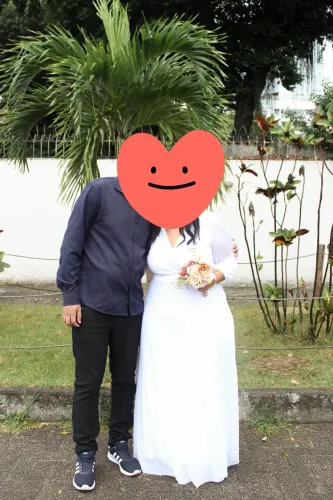 2 Vestidos noivas. Civil e igreja