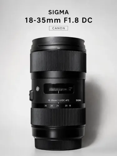 Lente Sigma 18-35mm f/1.8 DC HSM Art Canon EF