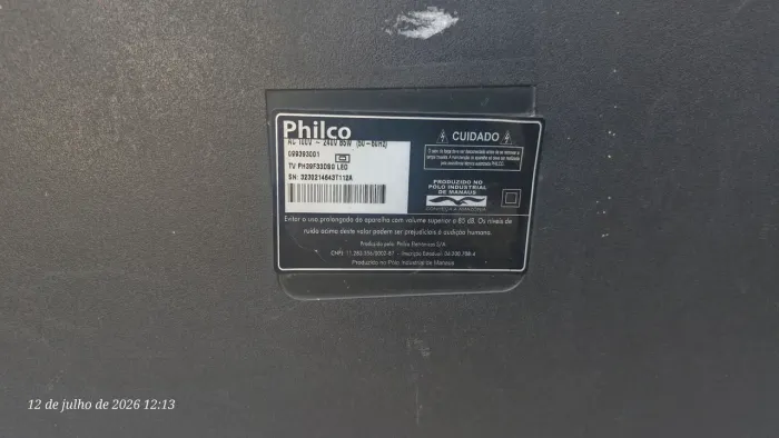 Tv para retirada de peças