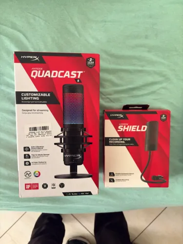 HyperX QuadCast S / HyperX Shield / Suporte BM88 Fifine