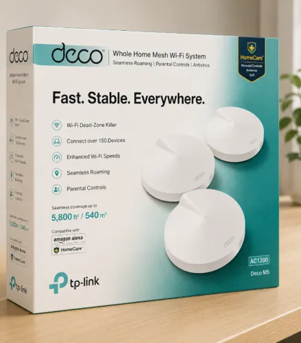 Roteador TP-Link Deco M5 Whole Home WiFi Dual Band AC1300 5 GHz 867 Mbps