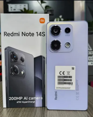 Redmi Note 14S 256GB | 8GB RAM | NFC Cor: Lilás GLOBAL