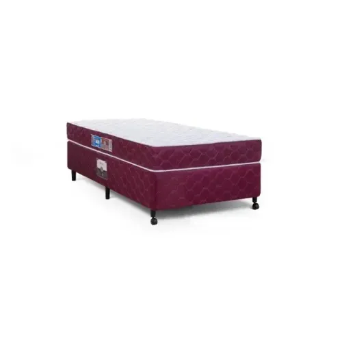 Cama solteiro- box + colchão D33