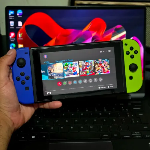 Nintendo Switch V1 Desbloqueado 256 Gb - EXCELENTE - OPORTUNIDADE