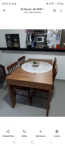 Mesa jantar extensível
