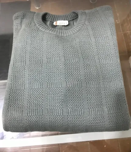 Luxo Absoluto: Sweater de Lã Trabalhada GUCCI - Cinza Classic