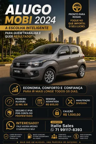 Fiat Mobi Like 1.0 Fire Flex 5P. 2024