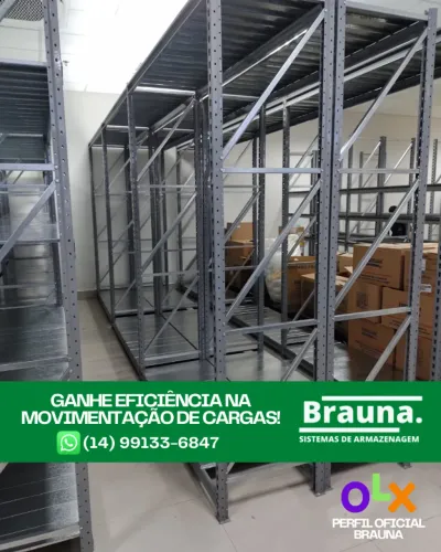 Porta Paletes para Galpão Grande - Projeto Personalizado
