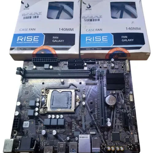 PLACA GIGABYTE H410M-H V3  LGA 1200 + 2X COOLERS RGB 140MM RMMB04 12V