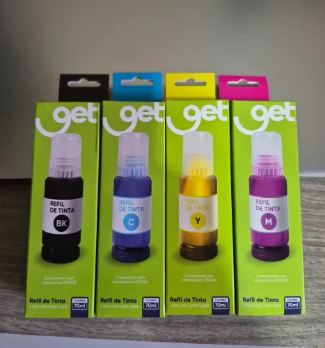 Refil de tinta Get para impressora Epson L3110/ L3116/ L3150/ L3250