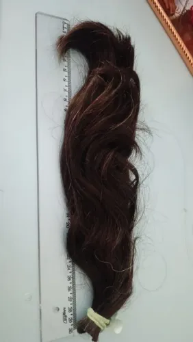 Cabelo liso com 30 cm