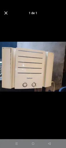 Ar condicionado janela 7500 BTUs 110V, já higienizado. 