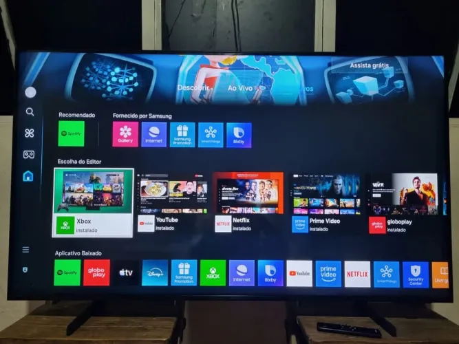 Tv 50pol. Samsung linha crystal 2024
