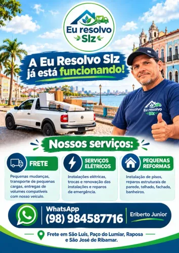 Reparos Elétricos, reparos estruturais é com a Eu Resolvo Slz