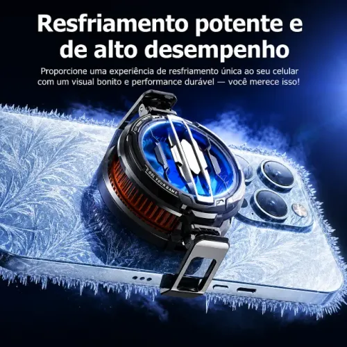 Cooler para Celular MEMO - ORIGINAL - CX07 / CX08 - com RGB