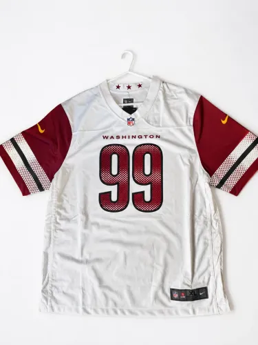 Commanders Nike Game Jersey Vapor fuse - White