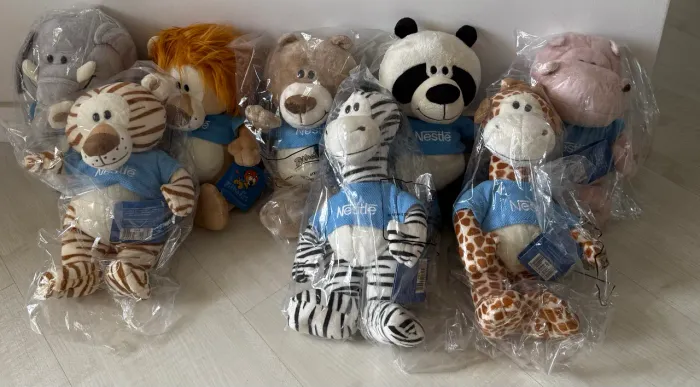 Pelúcias Nestlé coleção