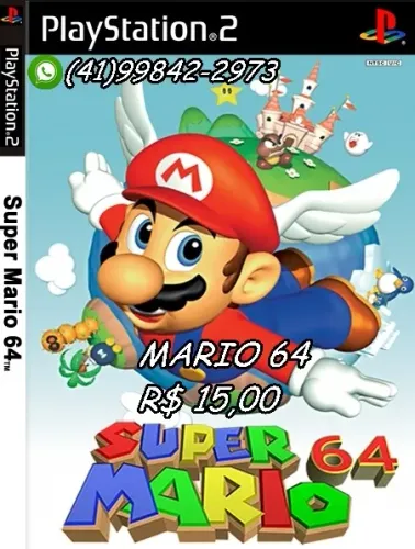 Super mario 64 PS2 (leia descrição)