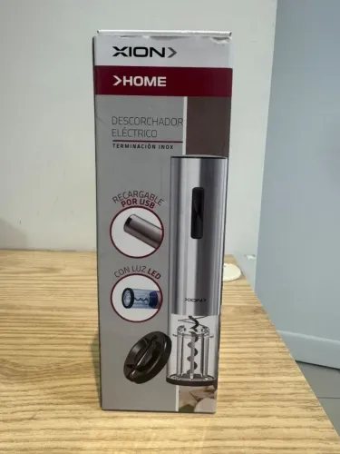Abridor de Vinho Eletrico Xion XI-WINE10 / Recarregavel / Led