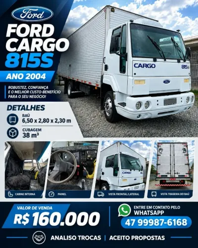 FORD CARGO 815S TURBO